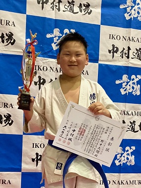 準優勝　野中大耀
