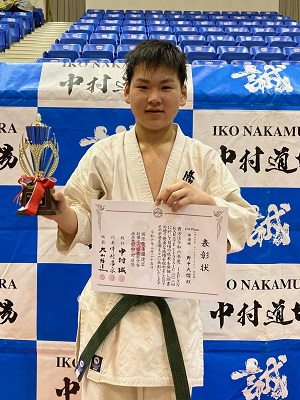 準優勝 野中大耀